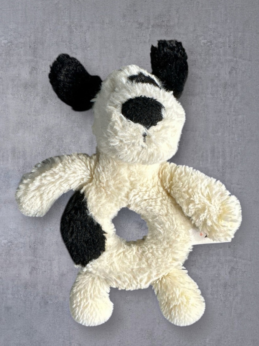 Jellycat Bashful Puppy plush rattle 7 inch
